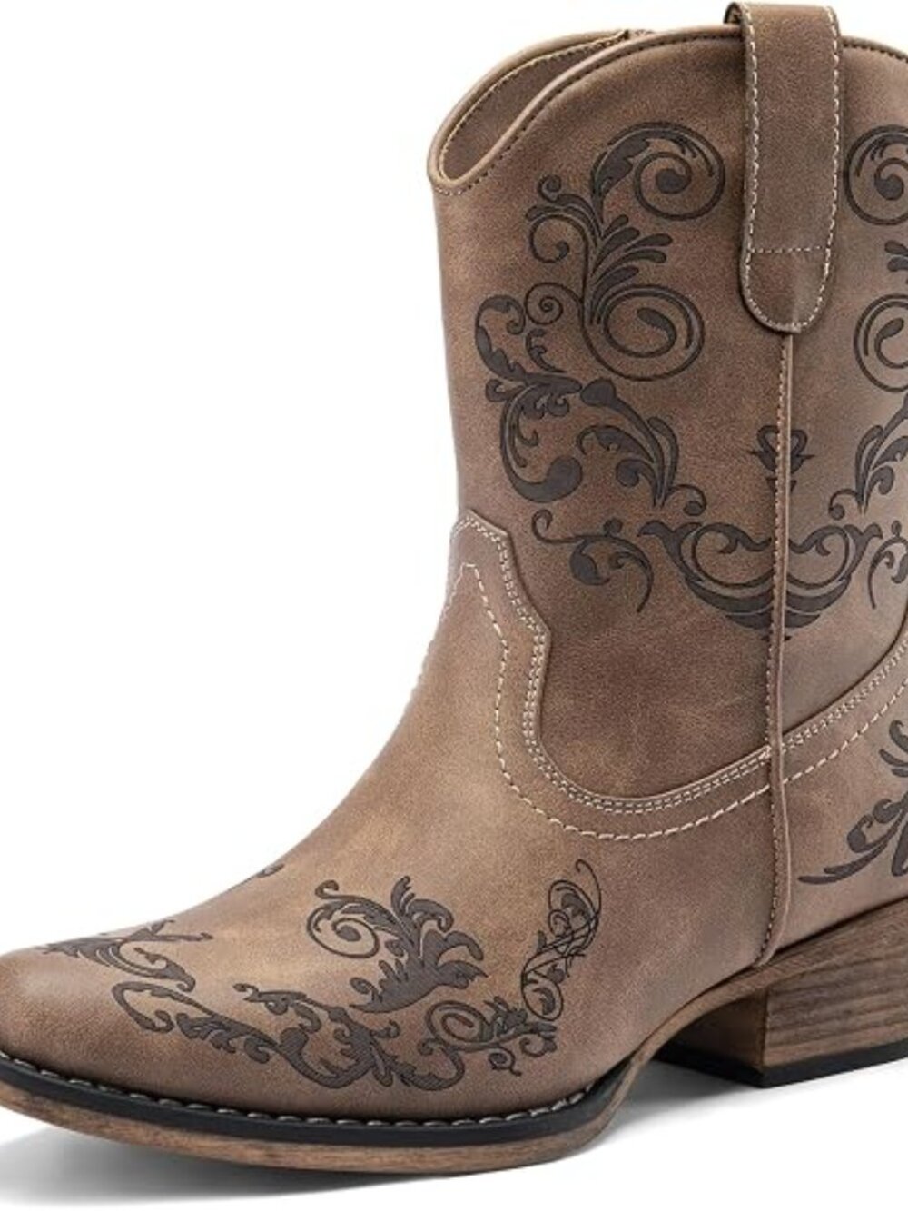 Women's Cowboy Cowgirl Western Ankle Boots